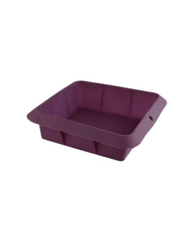 Molde de Silicona para Lasaña 23x23x6,5 en Color Violeta