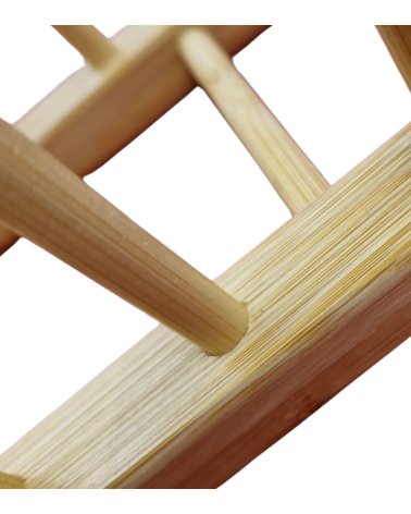 Organizador para Platos de Bambú para Cocina