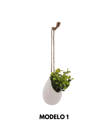 Planta Decorativa Colgante de 10 cm - Varios Modelos