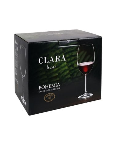 Set de 6 Copas Bohemia Clara