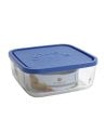 Fiambrera de Vidrio Igloo con Tapa Azul