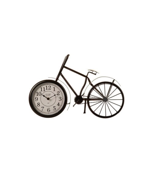 Reloj de Sobremesa en Forma de Bicicleta en Metal