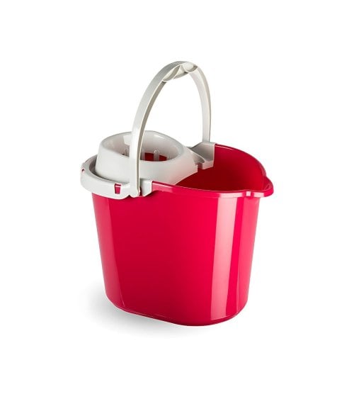 Cubo de Fregona con Escurridor Fucsia
