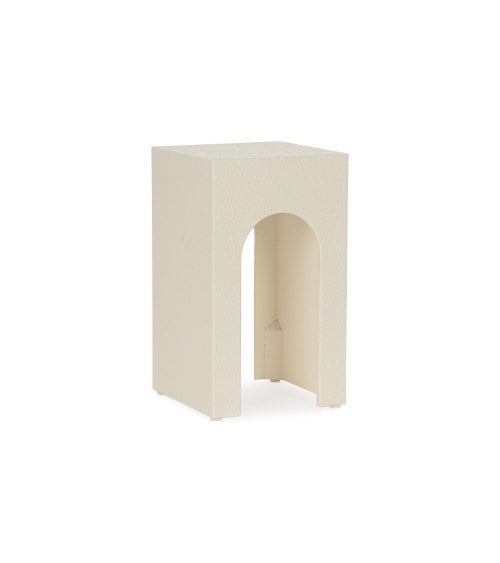 Mesita Auxiliar Creamy Rectangular con Arco