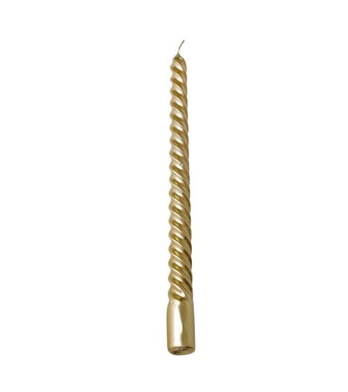 Vela Larga de Espiral Dorada
