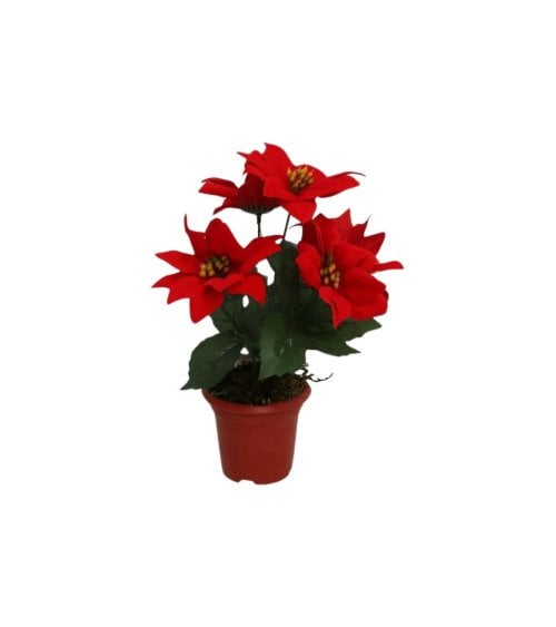 Planta Navideña Poinsettia Decorativa
