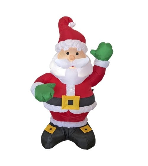 Hinchable Navideño de Santa Saludando