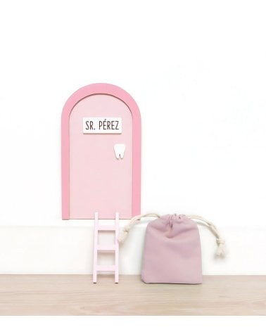 Puerta para Ratoncito Perez con Saco para Dientes