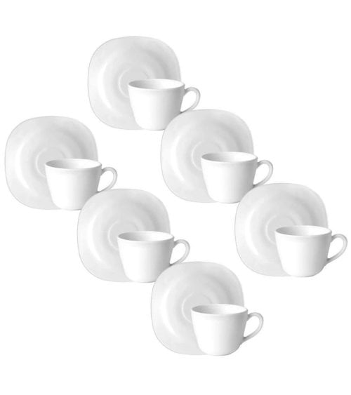 Set de Café con 6 Tazas y 6 Platos