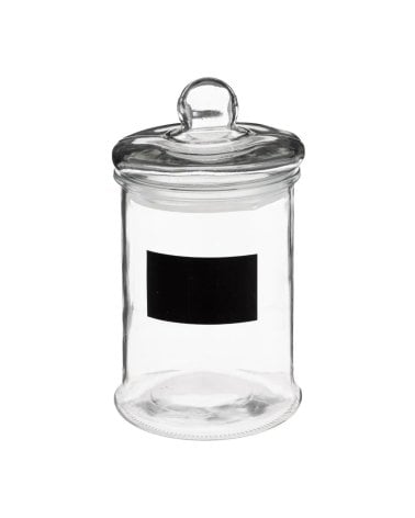 Tarro de Cristal con Pizarra