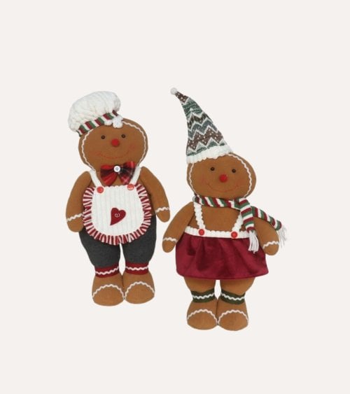 Figura de Hombre de Jengibre Navideño