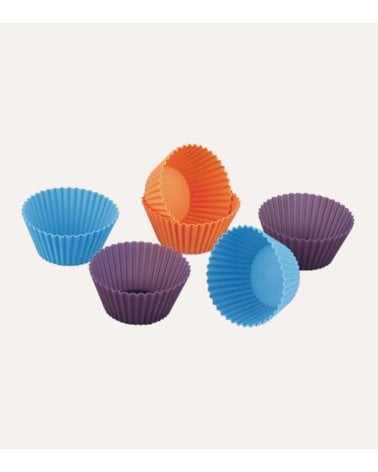 Set de 6 Moldes para Magdalenas de Silicona