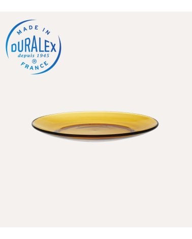 Plato de Postre Ambar Lys de Duralex