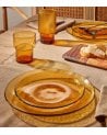 Plato de Postre Ambar Lys de Duralex