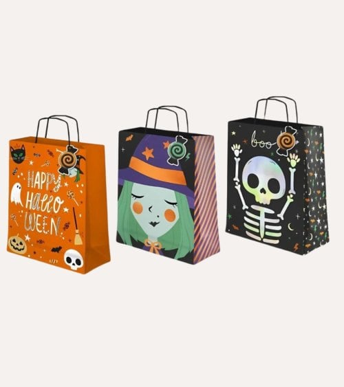 Bolsa de Papel Truco o Trato de Halloween