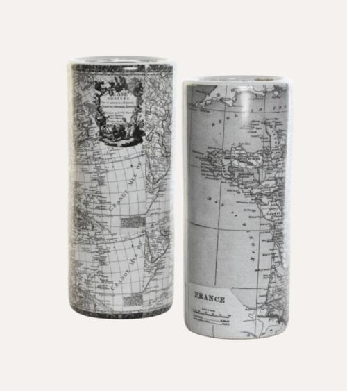 Paragüero de Porcelana Blano y Negro