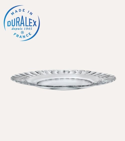 Plato Llano Transparente Picardie de Duralex