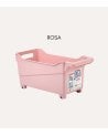 Cesta Multiusos con Ruedas Pastel