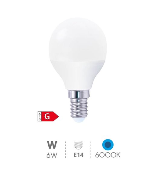Bombilla LED Tipo Estándar E14 de 6 W