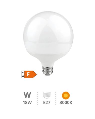 Bombilla LED Tipo Globo E27 de 18 W