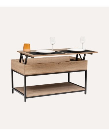 Mesa Elevable Aliaj de Acero con Cajón