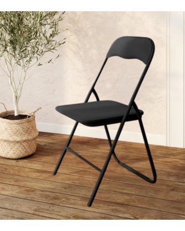 Silla Plegable con Asiento Acolchado