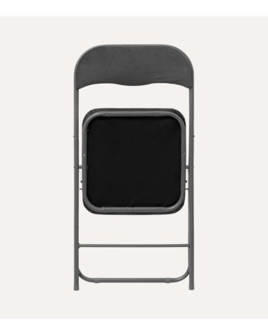 Silla Plegable Tacto de Terciopelo con Asiento Acolchado