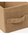 Caja de Almacenaje de Tela de Yute
