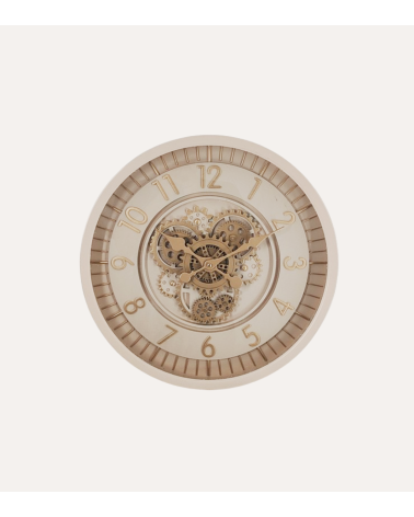 Reloj Pared de Hierro y Cristal