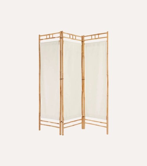 Biombo Plegable Kael de Bambú
