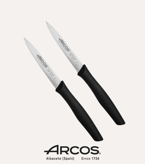 Set de 2 Cuchillos Mondadores Nova de Acero Inoxidable