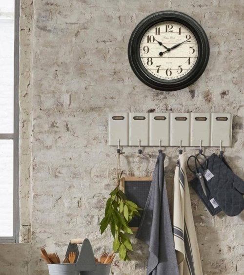 Reloj de Pared Elyssa de Vidrio y PP