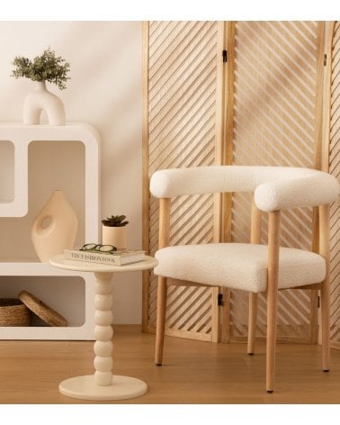 Mesa Auxiliar Chamlo de Madera de Pino y MDF