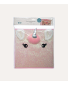 Cesta Plegable de Unicornio Infantil de Terciopelo