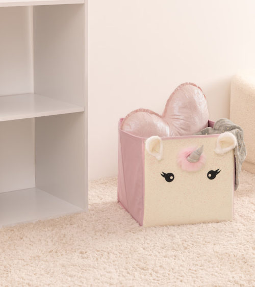 Caja Almacenaje de Unicornio de Cartón