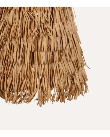 Lámpara Colgante Island Larga de Fibra Natural