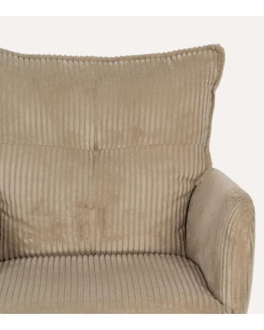 Silla de Oficina con Tapizado de Pana