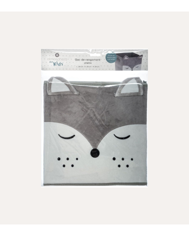 Cesta Plegable de Zorro Infantil de Terciopelo