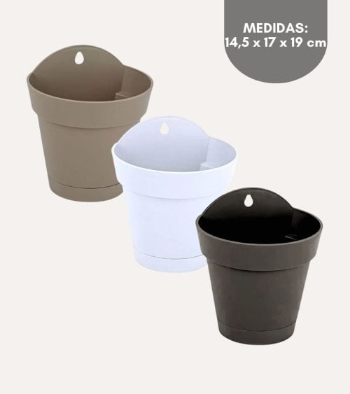 Maceta para Pared de Plástico Areca