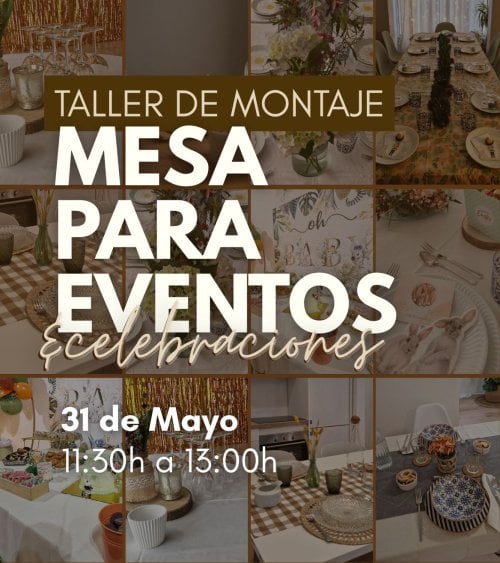 Taller de Montaje de Mesas para Eventos
