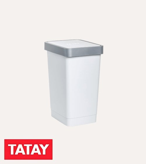 Cubo de Tapa Basculante Smart de Plástico