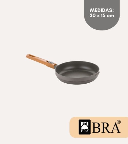 Sartén con Mango Desmontable Compac de Aluminio Fundido