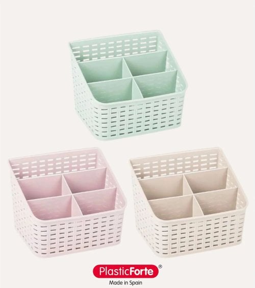 Organizador Vertical de Plástico Rattan