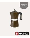 Cafetera Italiana Induction New Cream de Aluminio