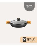 Cacerola Baja Antiadherente Efficient de Aluminio Fundido