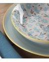 Vajilla de 18 Piezas Breeze de Porcelana