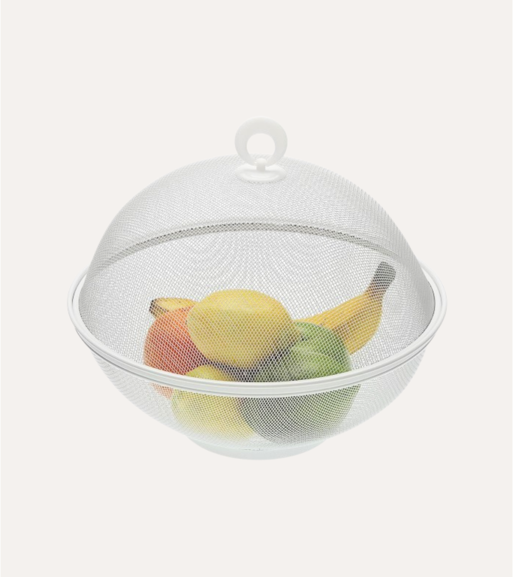 Frutero con Rejilla con Tapa de Acero Frutero con Rejilla con Tapa de Acero