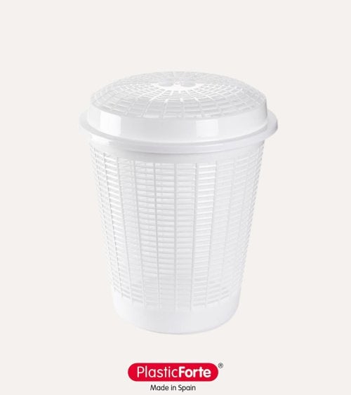 Pongotodo Redondo Rattan con Tapa de Plástico