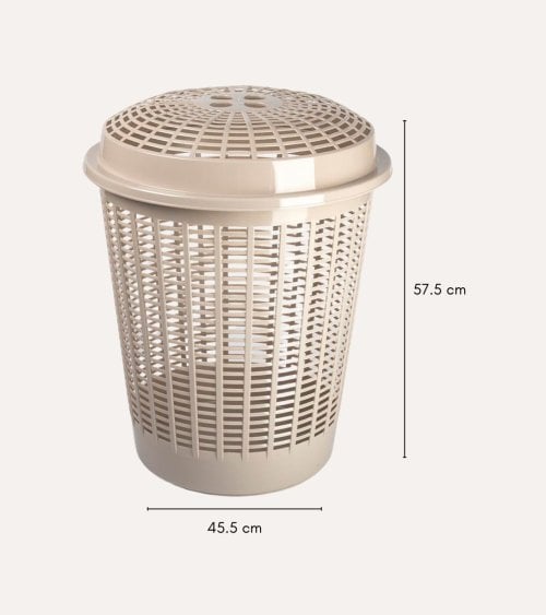 Pongotodo Redondo Rattan con Tapa de Plástico