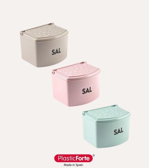 Salero de Cocina con Tapa de Plástico